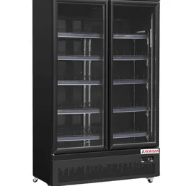 Double Door Glass Merchandiser Freezer