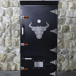 Gas And Wood Meat Smoker